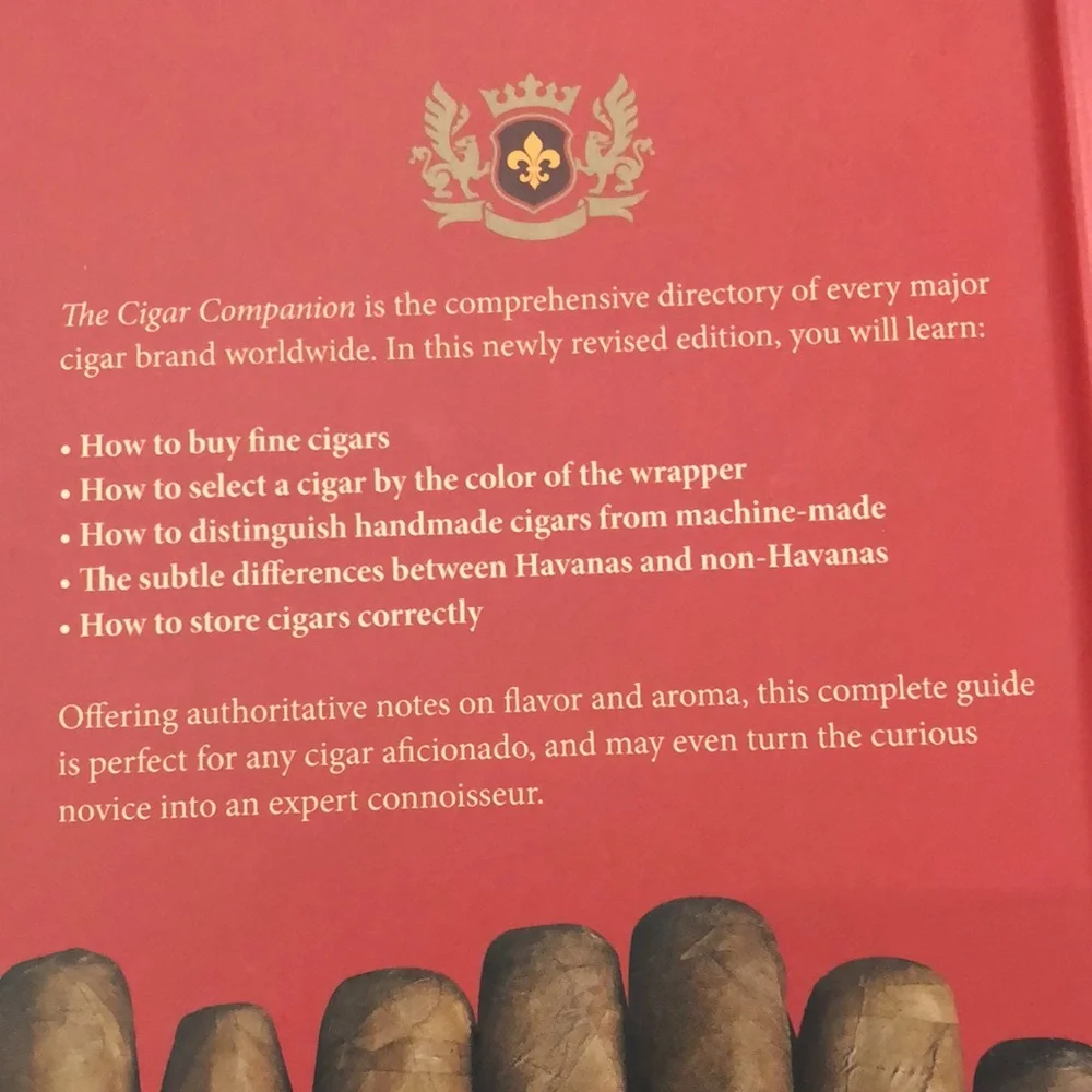 The Cigar Companion The Connoisseur’s Guide Hardcover Book